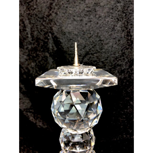 Vintage Retired Pin Style Swarovski Crystal Candlestick Holder Chairish