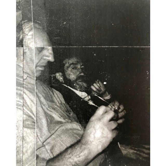 Martin Sumers, Vintage Abstract Expressionist Hyman Bloom Photo Collage Assemblage Photograph, 1998 For Sale - Image 4 of 6