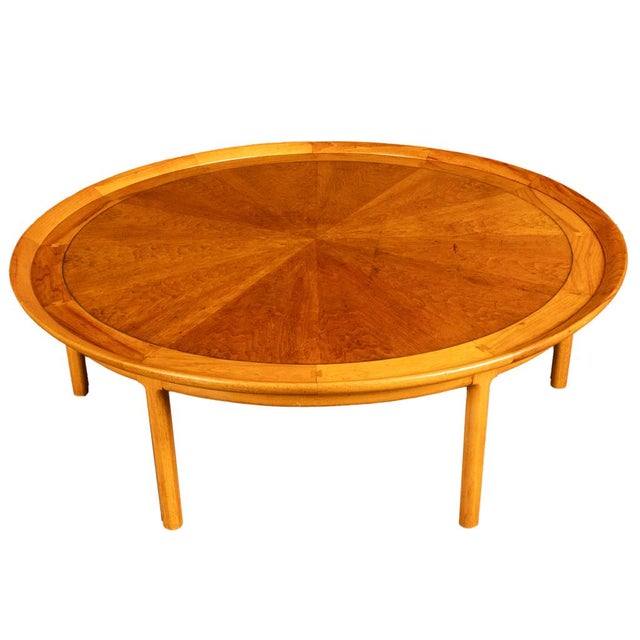 1950s American Mid Century Modern 54" Circular Coffee Table by Tomlinson Sophisticate, 1959 For Sale - Image 5 of 13
