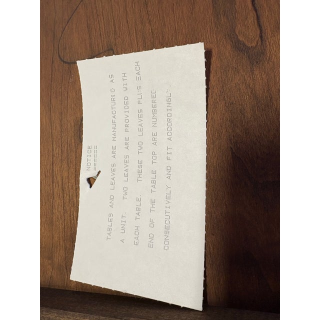 Wood 1990 Cresent Furniture Queen Anne Solid Cherry Dining Table With Two Leaves – Nashville, Tn For Sale - Image 7 of 10