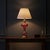 Late 20th Century Vintage Cranberry Cut Glass Table Lamp With Brass Hardware For Sale - Image 5 of 10
