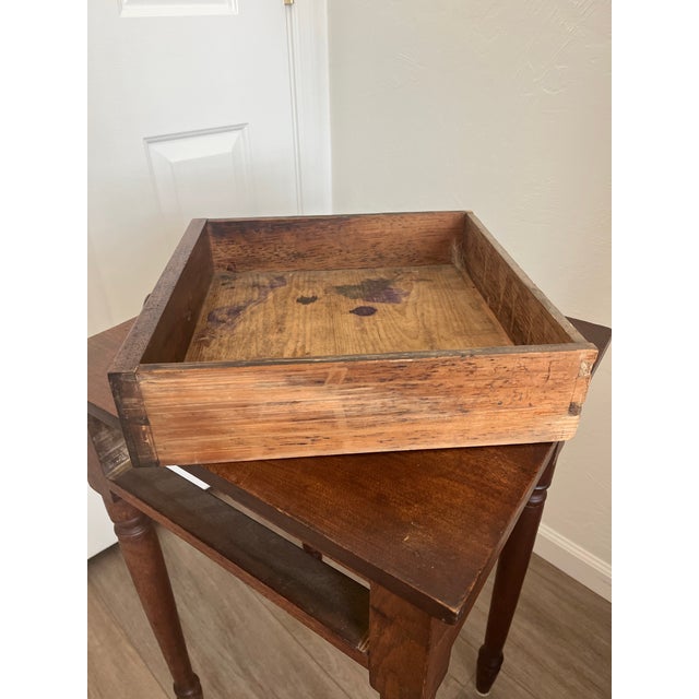 Antique American Sheraton Style Side Table For Sale - Image 12 of 12