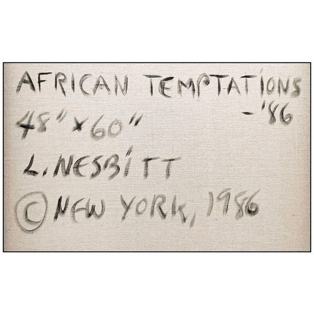 Realism 1980s African Temptations, Lowell Nesbitt For Sale - Image 3 of 4