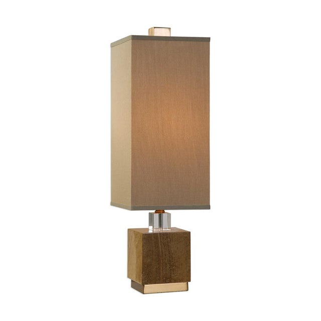 2010s Caramel Color Modern Lamp For Sale - Image 5 of 5