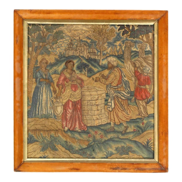 Pasargad DC 17th Century Antique French Silk and Wool Renaissance Tapestry For Sale