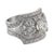 1930s Art Deco Gia Diamond Platinum Engagement Ring, Size 4.25 For Sale - Image 4 of 6