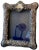 Rococo 1980s Rococo Revival Silverplated Picture Frame With Floral Scrollwork and Crest Cartouche 10.75" × 8.5" for 5" × 7" Image For Sale - Image 3 of 13