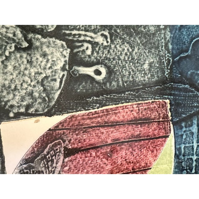 1980s Phyllis Bramson Flower Pot Artist Proof Mixed Media Art For Sale - Image 10 of 12