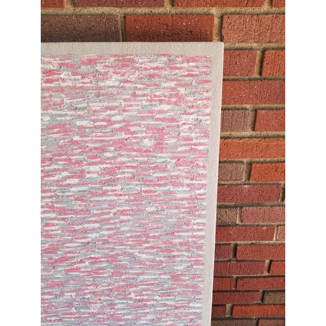 Abstract Abstract Painting on Canvas For Sale - Image 3 of 5