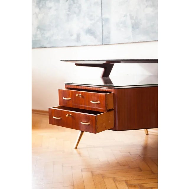 Large Italian Desk by Vittorio Dassi, 1950 For Sale - Image 4 of 10