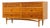 1960s Broyhill Sculptra Mid Century Walnut Six Drawer Lowboy Dresser For Sale