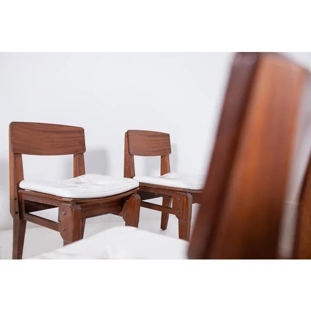 Vintage Italian Chairs by Vito SanGirardi for the Pallante Shop, Set of 6 For Sale - Image 9 of 18