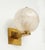 Metal Bespoke Murano Glass Sphere-Shaped Sconces - a Pair For Sale - Image 7 of 8