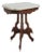 Late 1800s Victorian Eastlake Marble Top Carved Side Table 6295 For Sale