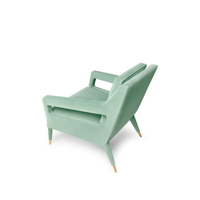 Contemporary Chantal Armchair by Munna For Sale - Image 3 of 6