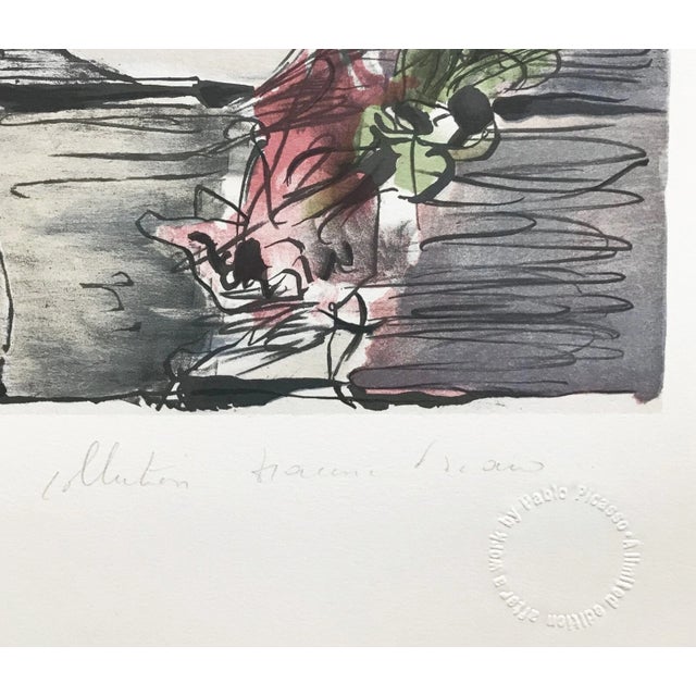 Artist: Pablo Picasso (after) Title: Minotaure Aveugle Conduit Par Une Petite Fille Medium: Lithograph on Arches paper...