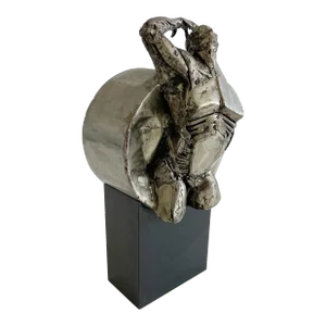 Ted Theodore Gall Figural Metal Sculpture