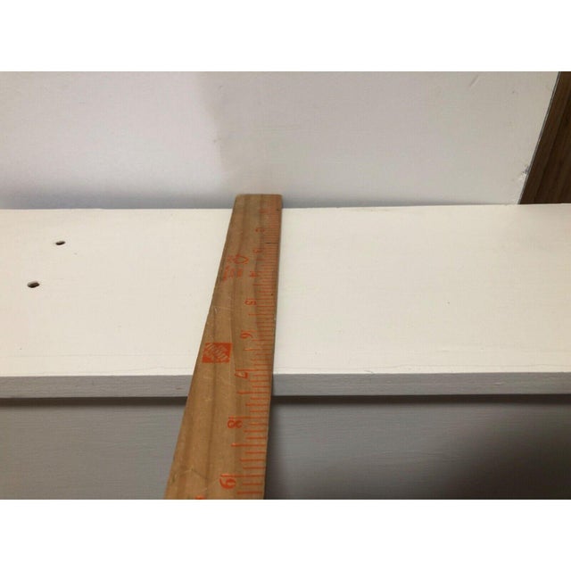 Early 20th Century Vintage Handmade Farm House Cottage Window Cornice Valance Wood For Sale - Image 5 of 6