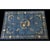 1920s Blue Medallion Classic Vase Chinese Peking Carpet Small Rug 4' X 5' 10'' For Sale In New York - Image 6 of 8