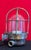 Industrial Vintage Industrial Brass Lamp with Cage and Glass Diffuser, 1950s For Sale - Image 3 of 15