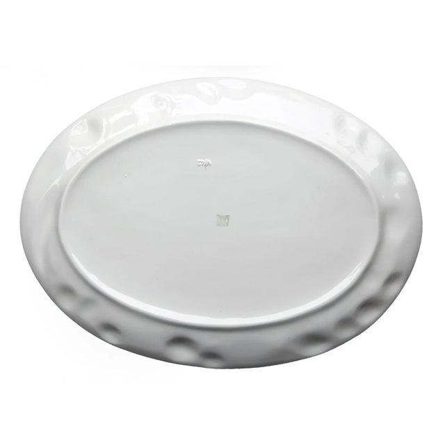 Late 20th Century Oval Ceramic Seafood Platter For Sale In Los Angeles - Image 6 of 9
