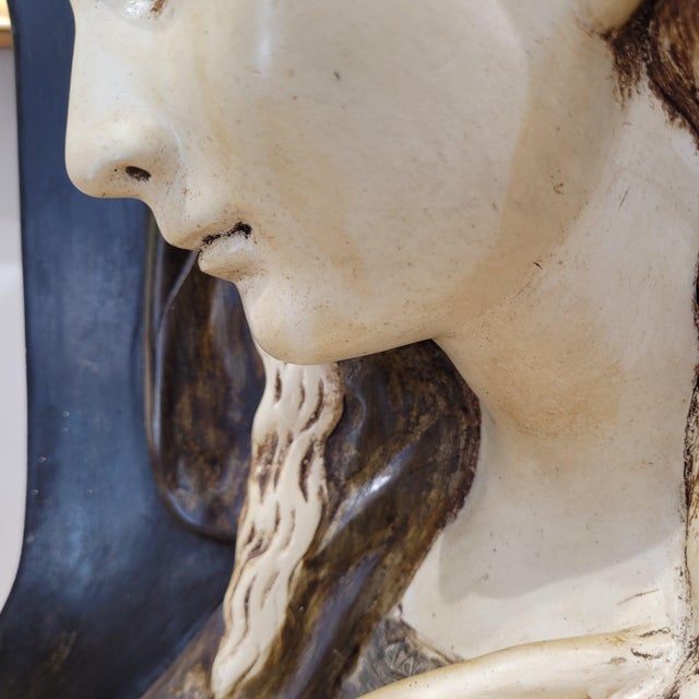Spanish School, Virgin, 1920s, Plaster For Sale - Image 10 of 15