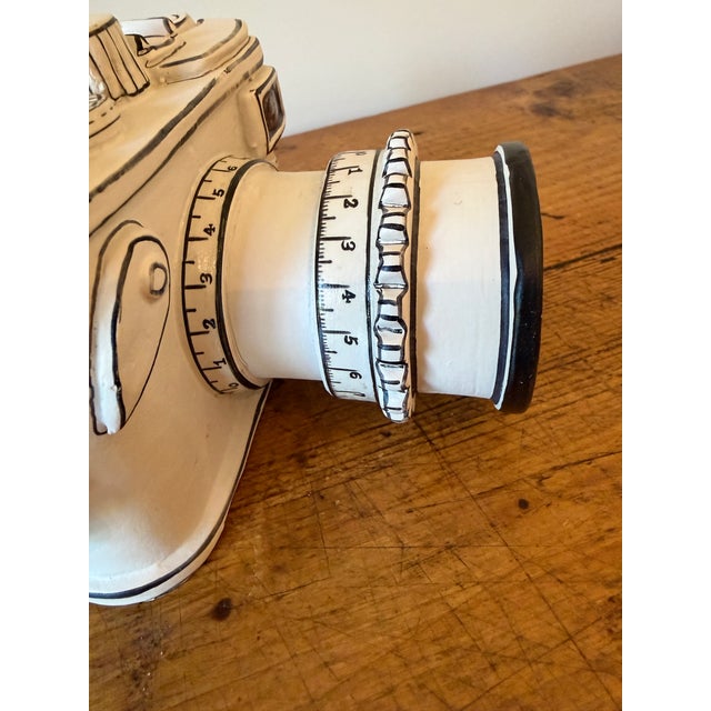 Antique White Plaster 35 Mm Camera Inspired by Katharine Morling For Sale - Image 8 of 10