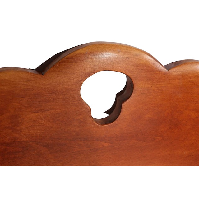 Cushman Colonial Maple Wall Mirror Made in Vermont C. 1950's For Sale In New York - Image 6 of 8