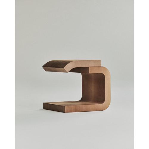 Platane modular side table, plane tree wood by mono editions dimensions: w 50 x d 45 x h 48 cm. Materials: plane tree wood...