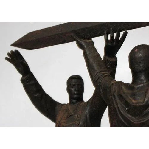 Metal Kasli Cast Iron Figure For Sale - Image 7 of 13