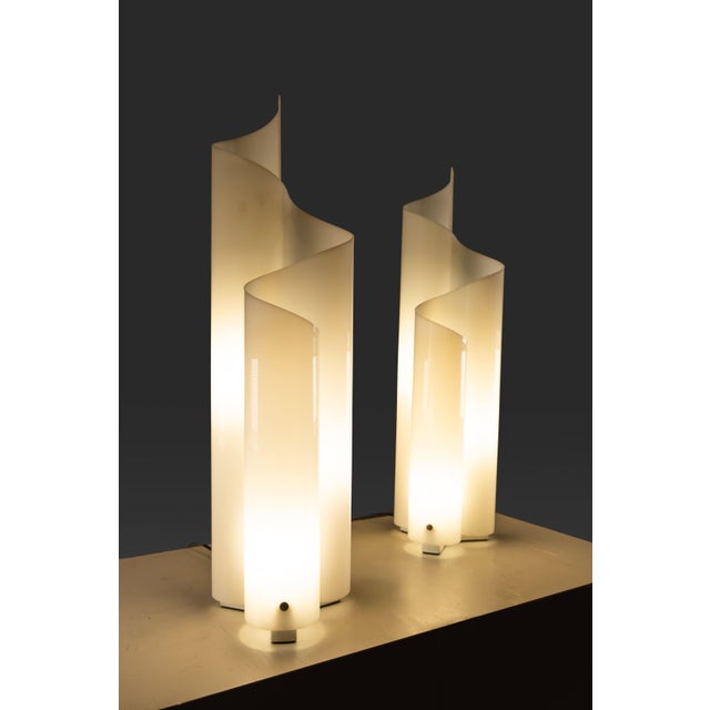 Mezzachimera Lamps by Vico Magistretti for Artemide, 1969, Set of 2 For Sale - Image 9 of 11