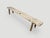 Andrianna Shamaris Teak Wood Wabi Sabi Bench For Sale - Image 4 of 5