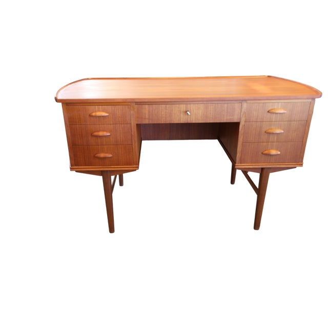 Desk in Teak with Bookcase by Niels Christensen Jun, 1960s For Sale - Image 12 of 12