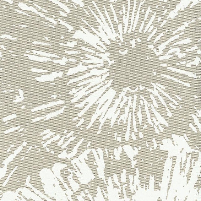 Sample- Schumacher Fireworks Fabric in Frosted Natural For Sale