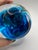 1980s Coline Murano Art Glass Aquarium Egg 7’’ Large Signed For Sale - Image 5 of 5