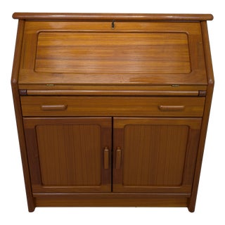 Secretary Desk in Teak For Sale