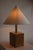Modern Burl Wood Table Lamp, 1970s, in Good conditions. Designed 1970 to 1979 European Plug (up to 250V).The wiring of...