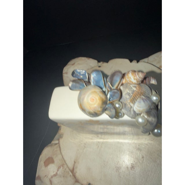 French Country Celestial Meets the Sea Monogram “R” For Sale - Image 3 of 5