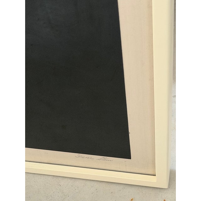 Irene Miller Stein Signed Framed Abstract Black White Serigraph Earth Fertility For Sale - Image 16 of 18