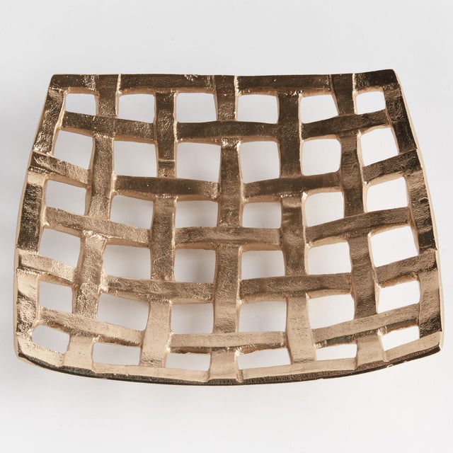 Kenneth Ludwig Chicago Lopa Decorative Square Tray For Sale - Image 4 of 6