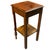 1970s Federal Style Solid Mahogany 2 Tier Bedside Nightstand Attributed Clore Furniture For Sale In Los Angeles - Image 6 of 7