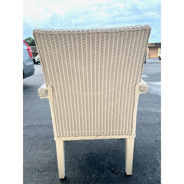 Lloyd Manufacturing Co. Pair of Lloyd Flanders Hampton Armchairs For Sale - Image 4 of 14