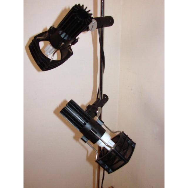 Black Floor Lamp from Hustadt Leuchten, 1970s For Sale - Image 8 of 8