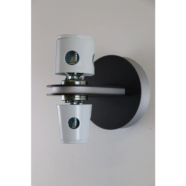 1980s Mid-Century Modern Murano Glass Wall Lamp For Sale - Image 12 of 13