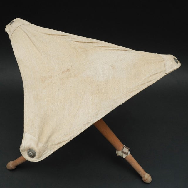 1960s Vintage Field Stool, 1960s For Sale - Image 5 of 8