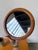 Vintage Round Wicker Mirror, 1960s For Sale - Image 3 of 17