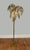 Metal Hollywood Regency Palm Floor Lamp For Sale - Image 7 of 10
