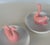 Pair of Pink Swan Ceramic Catchall Ring Dishes For Sale - Image 15 of 15