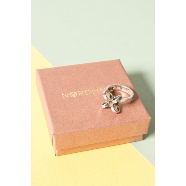 1970s Silver Ring by Cecilia Johansson, 1976 For Sale - Image 5 of 7