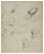 Norbert Meyre, The Sketches and Portrait, Original Drawing, Mid-20th Century For Sale